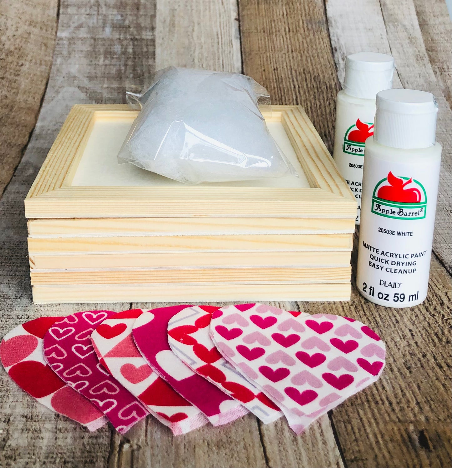 Simple Valentine's Day Puffy Heart Craft Kit 6 Count or 12 Count
