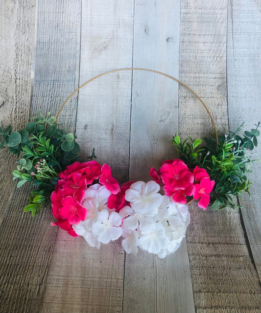 pretty summer wreath craft kit from seniorlycreations.com.